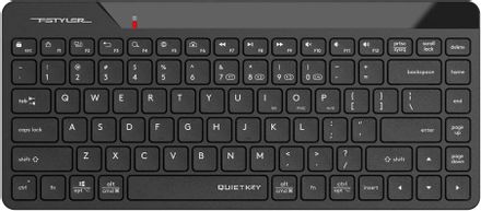Клавиатура A4TECH Fstyler FBK22 AS, беспроводная, USB, Bluetooth/Радиоканал, ножничная, черный