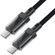 Изображение товара Кабель ACEFAST C12-03,  USB Type-C (m) -  USB Type-C (m),  1.2м,  в оплетке,  3A,  черный [af-c12-03-bk]