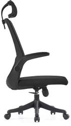 Кресло SITUP Амелия А (Amelia A), сетка/ткань, до 120кг, черный