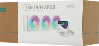 Система водяного охлаждения DeepCool LT360, 4-pin, ARGB, 120мм