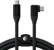 Изображение товара Кабель SATECHI AP-YCR100K USB Type-C 1м оплетка черный для зарядки и передачи данных