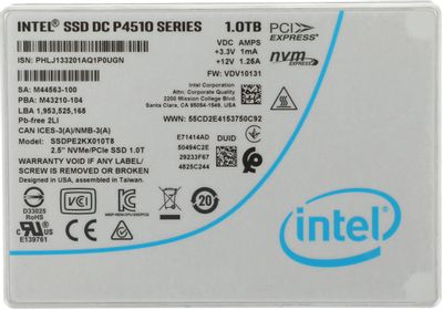 Intel store nvme ssd