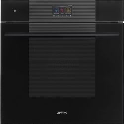 Духовой шкаф электрический SMEG Linea SOP6104S2PB3, 68л, черное стекло