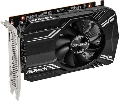 Видеокарта ASRock AMD Radeon RX 6400 RX6400 CLI 4G 4ГБ Challenger ...