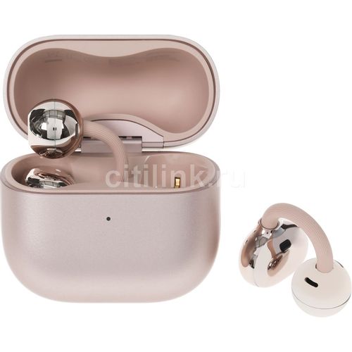 Наушники Huawei FreeClip 2 Robin-T11, Bluetooth, вкладыши, розовое золото [55038864]