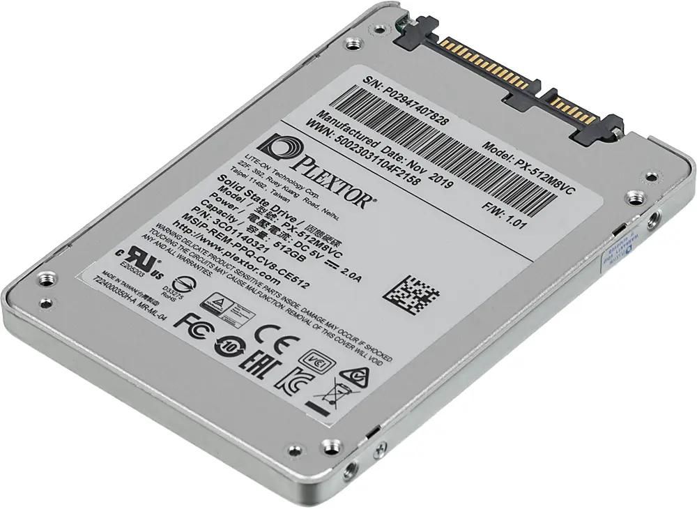 SSD накопитель Plextor M8VC PX-512M8VC 512ГБ, 2.5