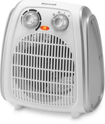 Тепловентилятор ТЭН Maxwell MW-3458, с термостатом, белый