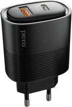 Изображение товара Сетевое зарядное устройство PERO ТС11 45Вт USB-A USB-C Fast Charge