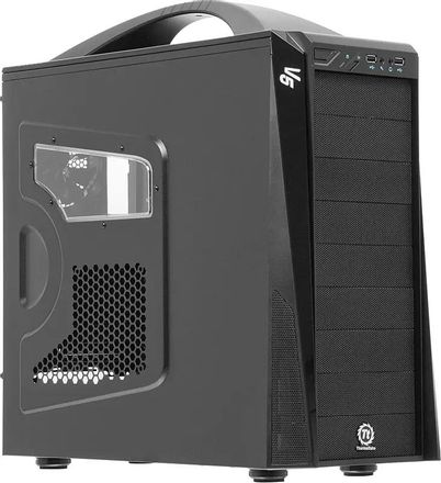 Корпус ATX Thermaltake V5 Black Edition VL70001W2ZA, Midi-Tower, без БП, черный