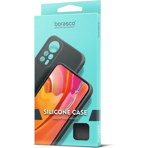 Чехол (клип-кейс) BORASCO 71678, для Xiaomi Poco C55, черный