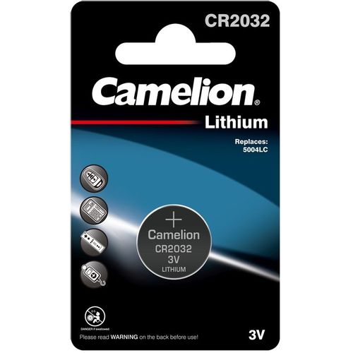 CR2032 Батарейка CAMELION Lithium CR2032 BL-1, 1 шт. 210мAч