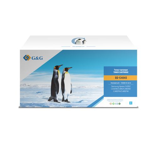 Картридж G&G GG-C404S, голубой / GG-C404S