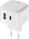 Изображение товара Сетевое зарядное устройство PERO TC10,  USB-A,  USB-C, 20Вт, 3.1A, белый [тс10whpd]