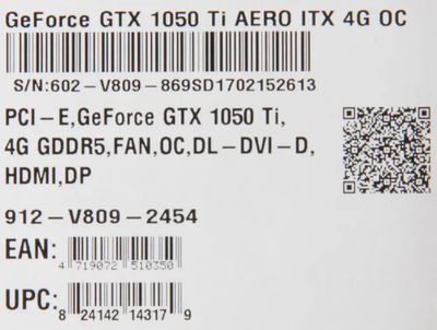Gtx 1050 ti aero on sale