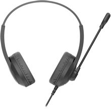 Гарнитура A4TECH Fstyler FH100U,  проводные, черный