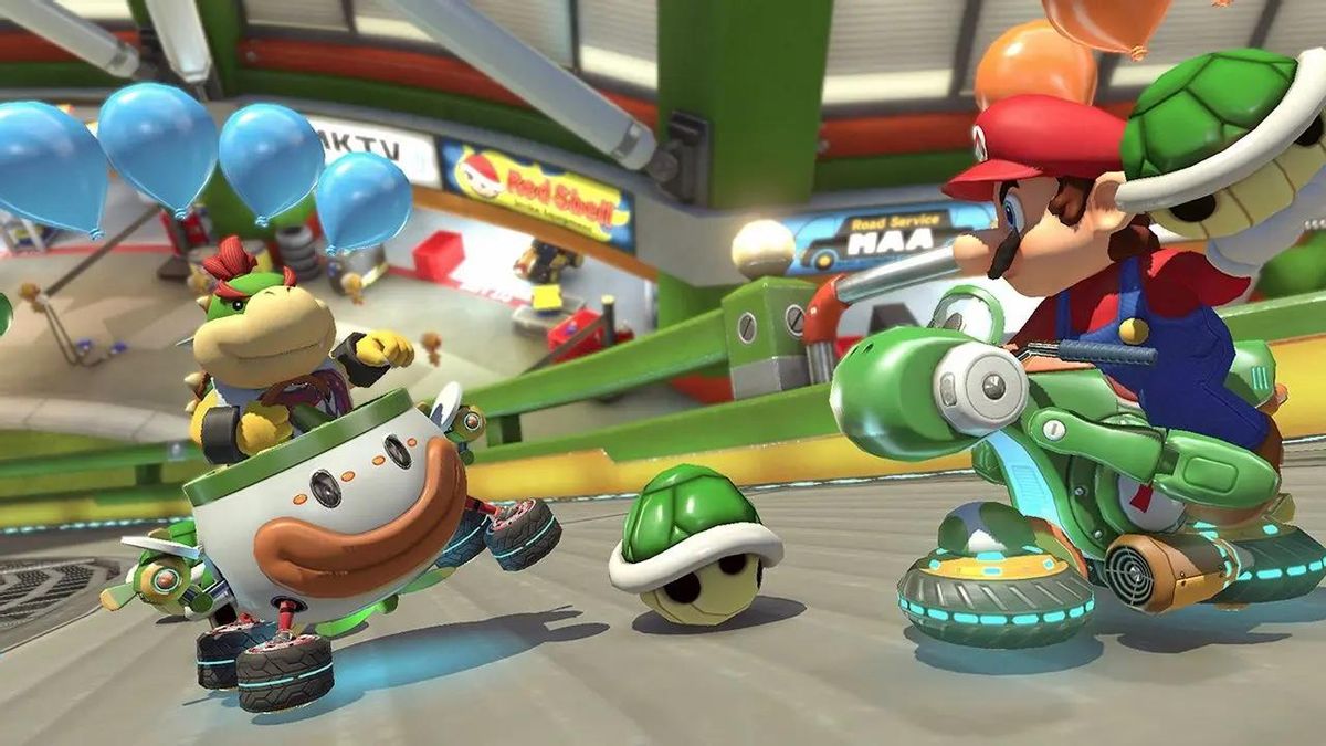 Игра Nintendo Mario Kart 8 Deluxe (NEW), RUS (игра и субтитры), для Switch  – купить в Ситилинк | 1702057