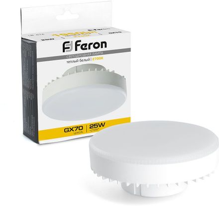 Упаковка ламп LED FERON GX70,  таблетка, 25Вт, LB-474, 10 шт. [38268-10]