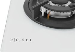 Газовая варочная панель ZUGEL ZGH603W, белый