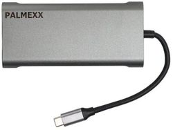 Хаб (разветвитель) PALMEXX серый