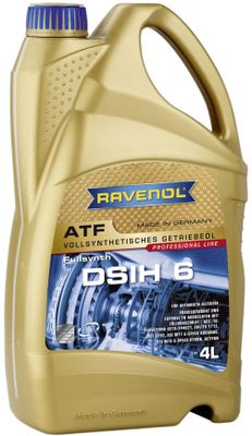 Масло трансмиссионное синтетическое RAVENOL ATF DSIH 6,  4л