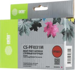 Картридж Cactus CS-PFI031M, пурпурный пигментный