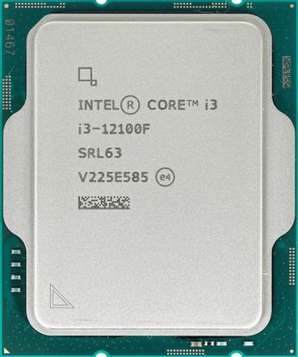 Процессор Intel Core i3 12100F, LGA 1700,  OEM [cm8071504651013 srl63]