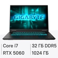 Изображение товара Ноутбук игровой Gigabyte GAMING A16 GA6H 16" 2025 Intel i7 RTX 5060 32ГБ