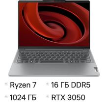 Изображение товара Игровой ноутбук Lenovo IdeaPad 5 Pro 14AHP9 OLED 14 2024 AMD Ryzen RTX 3050
