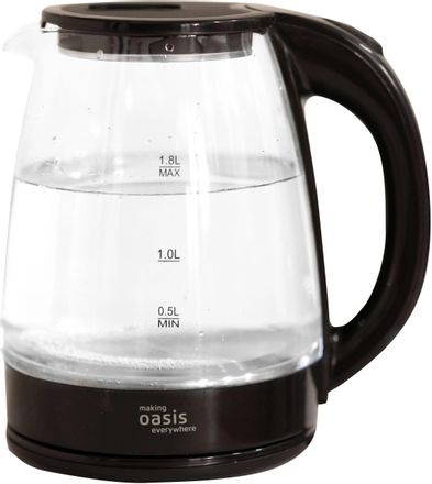 Чайник электрический OASIS K-8GВ, 1.8л, стекло/пластик
