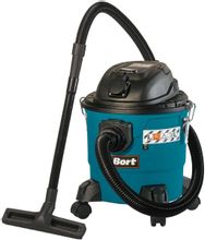 Изображение товара Строительный пылесос Bort BSS-1215-P синий мощный и многофункциональный