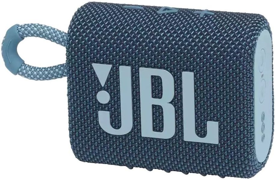 Колонка портативная JBL GO 3, 4.2Вт, синий [jblgo3blu]