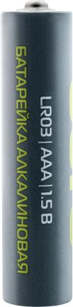 AAA Батарейка Buro Alkaline LR03,  4 шт.