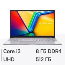 Изображение товара Ноутбук ASUS Vivobook 15 X1504VA-BQ2880 15.6 IPS Intel Core i3 8GB 512GB SSD