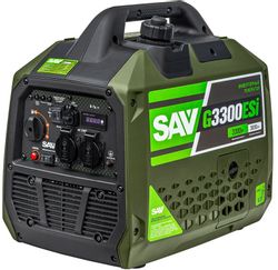 Бензиновый генератор SAV G3300ESi, 220 В, 3.3кВт
