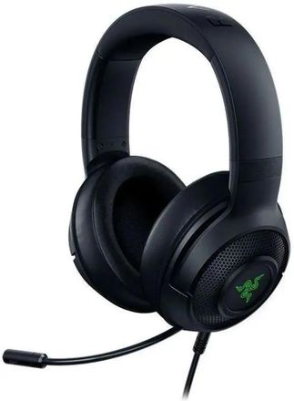 Гарнитура игровая Razer Kraken V3 X,  для компьютера, USB,  проводная, черный [rz04-03750100-r3m1]