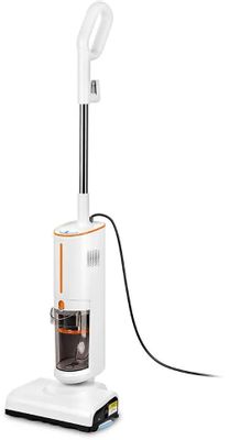 Паровой пылесос (handstick) KitFort КТ-5157-2, 1000Вт, белый/оранжевый