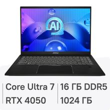 Изображение товара Игровой трансформер MSI Summit E16 AI Studio 16 IPS 1 ТБ SSD 16 ГБ Intel Core Ultra 7