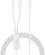 Изображение товара Кабель Belkin CAC004hq1.5MWH,  USB Type-C (m) -  USB Type-C (m),  1.5м,  MFI,  белый