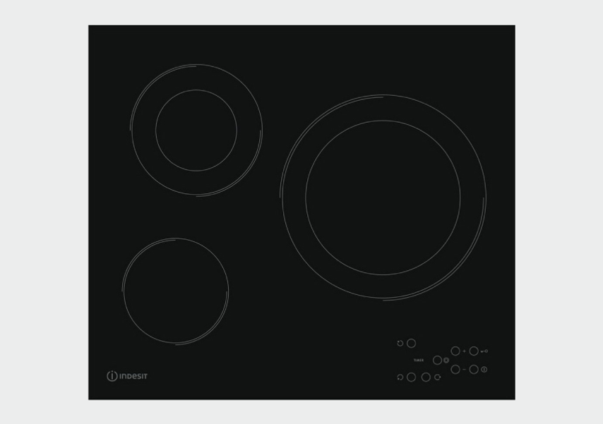Пример модели с тремя конфорками — Indesit RI 360 C