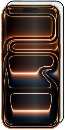 Защитное стекло для экрана ZIBELINO для Apple iPhone 17 Pro Max антиблик, 3D, 1 шт, черный [ztg-3d-apl-17-pro-max-blk]