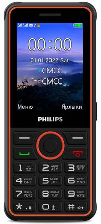 Сотовый телефон Philips Xenium E2301, темно-серый