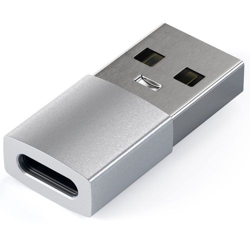 Переходник USB2.0 Satechi ST-TAUCS, USB (m) — USB Type-C (f), коробка, серебристый — цена и наличие Переходник USB2.0 Satechi ST-TAUCS, USB (m) — USB Type-C (f), коробка, серебристый