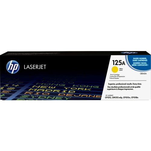 Картридж HP 125A, желтый / CB542A