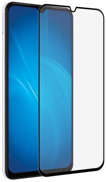 Защитное стекло для экрана DF sColor-127 для Samsung Galaxy A23 2.5D, 1 шт, черный [scolor-127 (black)]