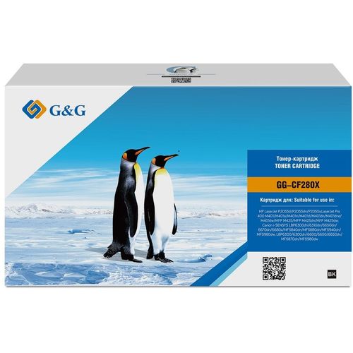 Картридж G&G GG-CF280X, черный / GG-CF280X