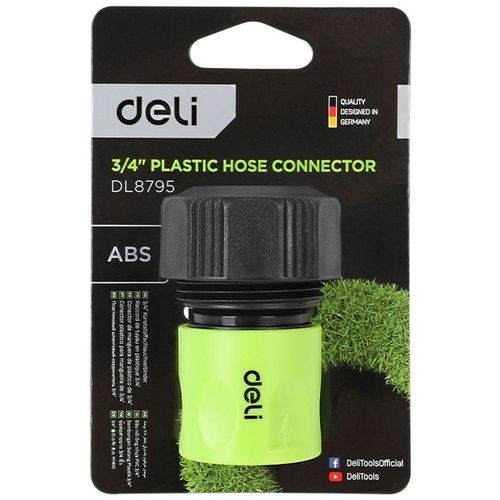 Соединитель Deli DL8795 Д.вх.3/4" зеленый