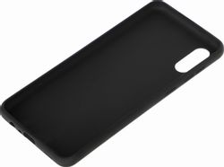 Чехол (клип-кейс) BORASCO Silicone Case, для Samsung Galaxy A02, противоударный, черный