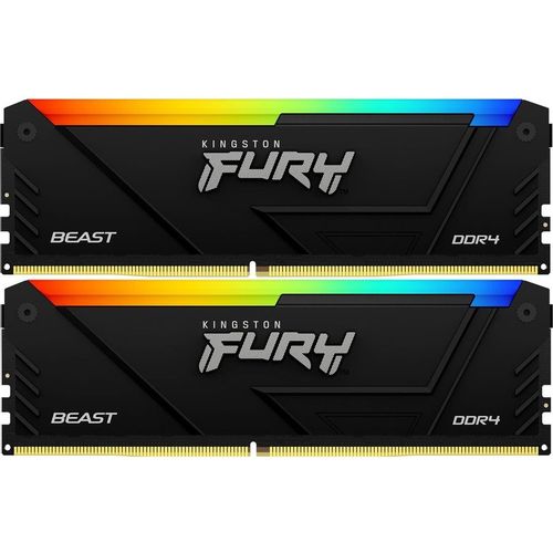 Оперативная память Kingston Fury Beast KF432C16BB2AK2/16 DDR4 - 2x 8ГБ 3200МГц, DIMM, Ret