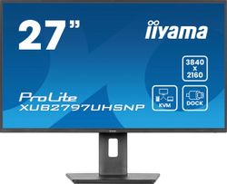 Изображение товара 27" Монитор Iiyama ProLite XUB2797UHSNP-B1, 3840x2160, IPS, 1хHDMI, 1хDP, черный Изображение товара 27" Монитор Iiyama ProLite XUB2797UHSNP-B1, 3840x2160, IPS, 1хHDMI, 1хDP, черный