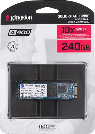 SSD накопитель Kingston A400 SA400M8/240G 240ГБ, M.2 2280, SATA III